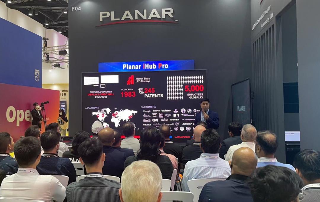 InfoComm Asia | c7c7娱乐平台Planar全球首发第四代Micro LED智能一体机