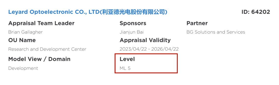 全球最高品级认证 | c7c7娱乐平台获CMMI 5证书