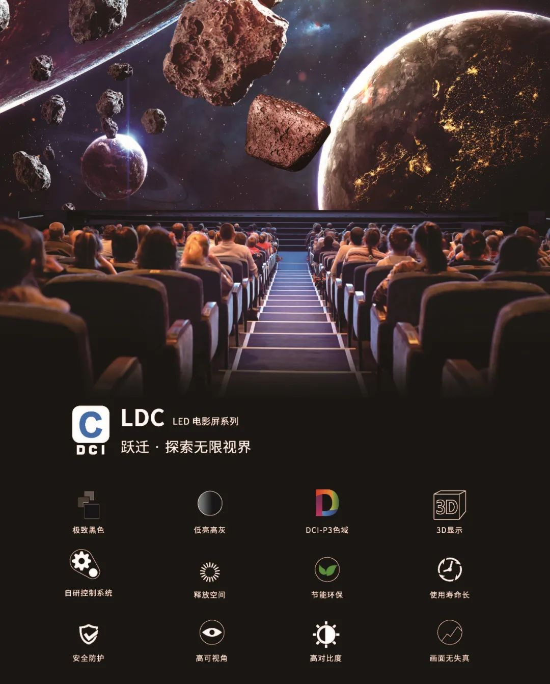 “自研+相助”周全着花，，，，，，c7c7娱乐平台成业内LED影戏屏通过DCI认证最多企业