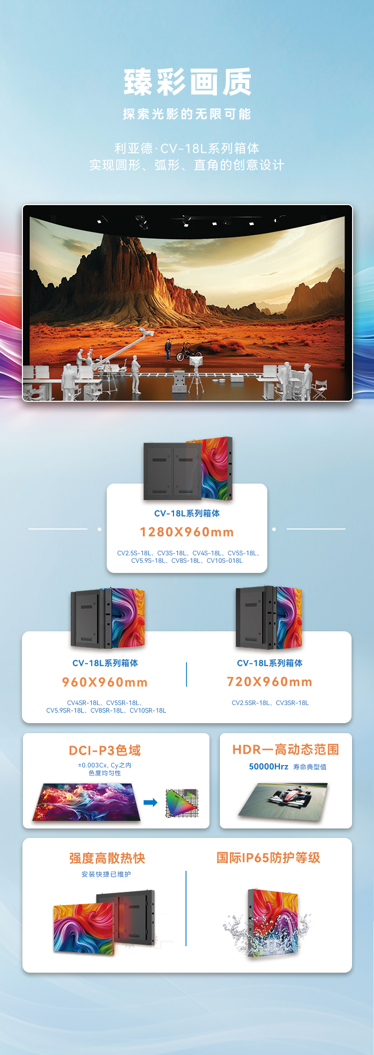 c7c7娱乐平台高质量户外全彩显示产品：LVS系列与CV-18L系列