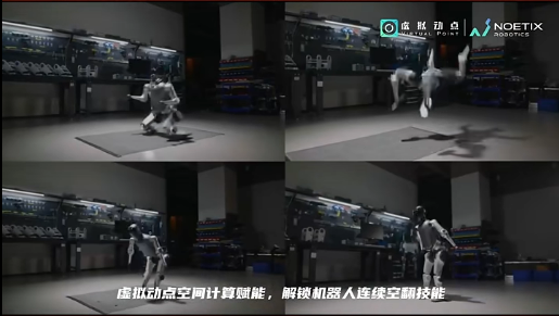 c7c7娱乐平台·虚拟动点赋能相助同伴解锁机械人一连空翻