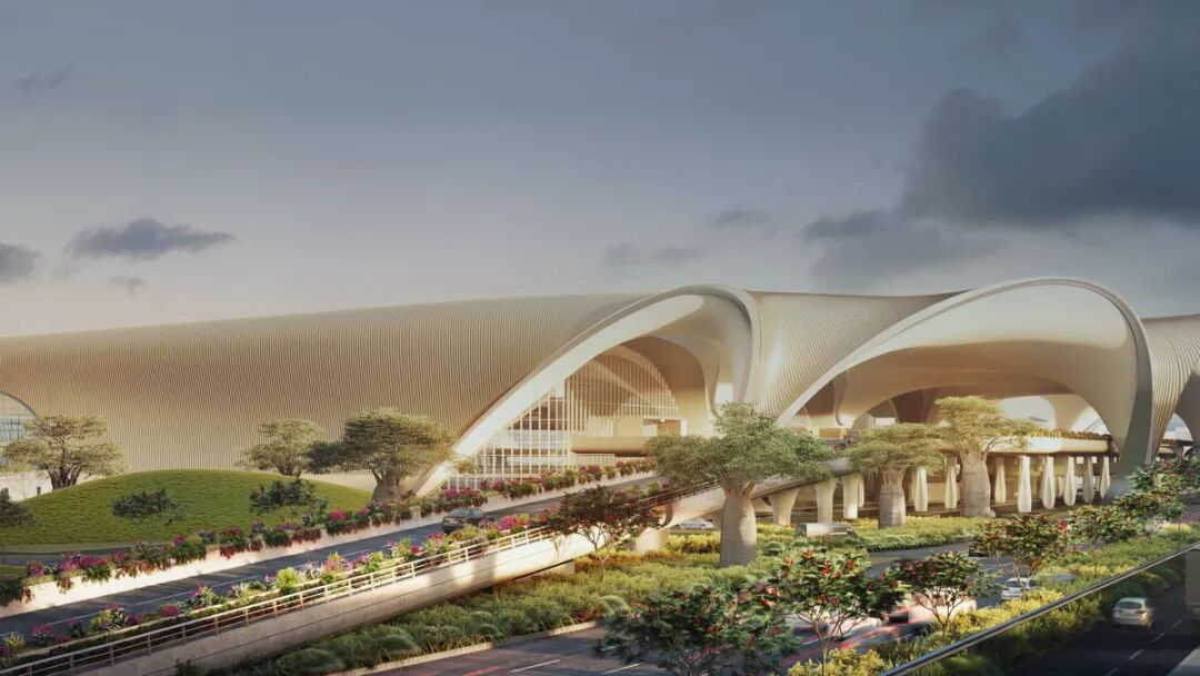 标杆案例 | c7c7娱乐平台圆形显示屏项目落地新孟买国际机场，，，打造印度首个“全数字化绿色枢纽”